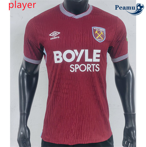 Camisola Futebol West Ham United Player Principal Equipamento 2025-2026