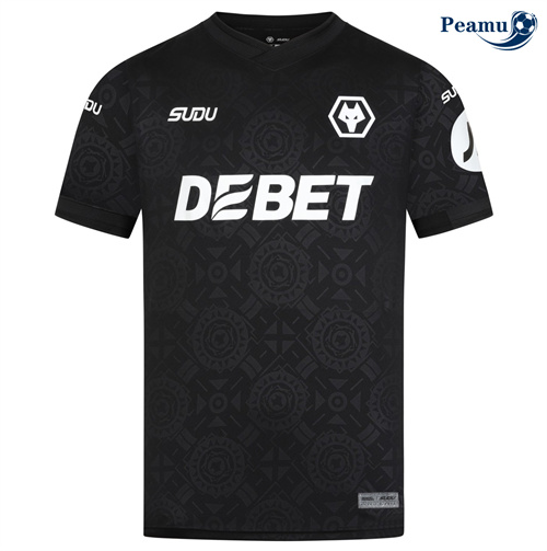 Camisola Futebol Wolverhampton Equipamento Goleiro Principal Equipamento 2025-2026