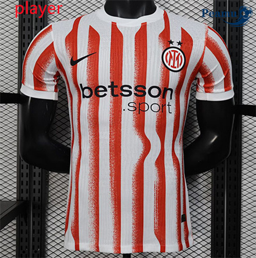 Camisola Futebol Inter Milan Player Equipamento Vermelho 2025-2026