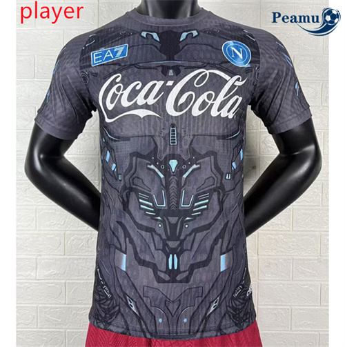 Camisola Futebol Naples Player Equipamento Negro 2025-2026