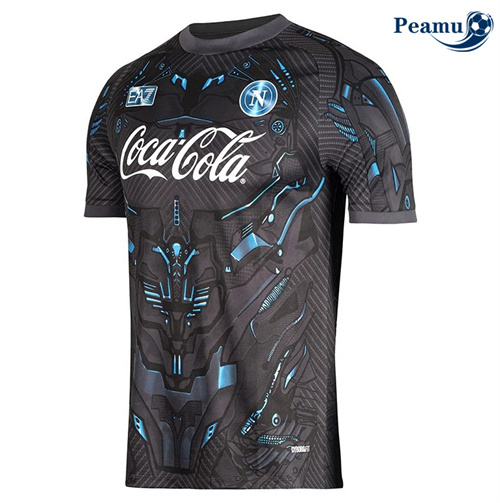 Camisola Futebol Naples Equipamento Negro 2025-2026