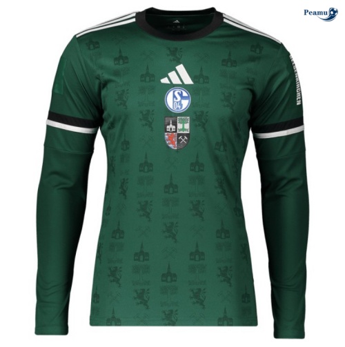 Camisola Futebol Schalke 04 Equipamento 150º aniversário Manga comprida 2025-2026