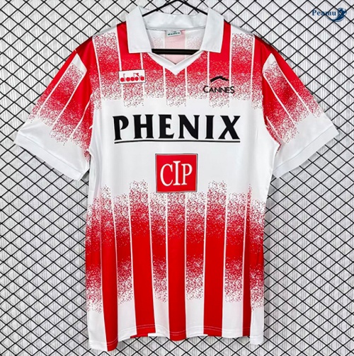 Camisola Futebol Retrô Cannes Principal Equipamento 1991-92