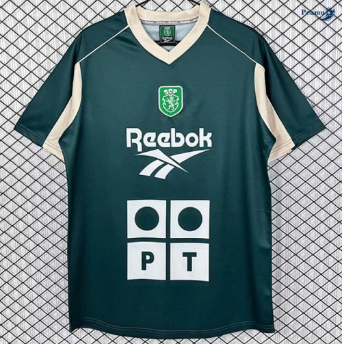 Camisola Futebol Retrô Sporting CP Equipamento Training 2000-01