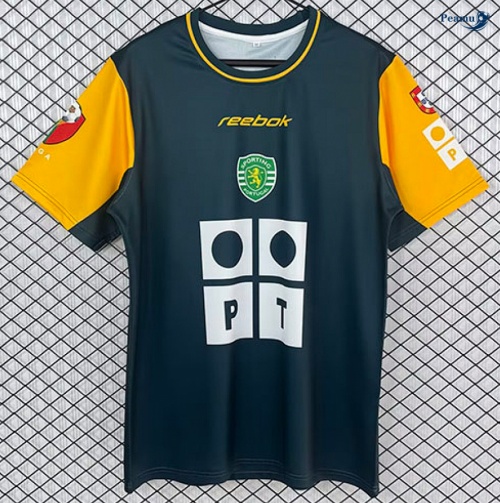 Camisola Futebol Retrô Sporting CP Equipamento Training 2002-03