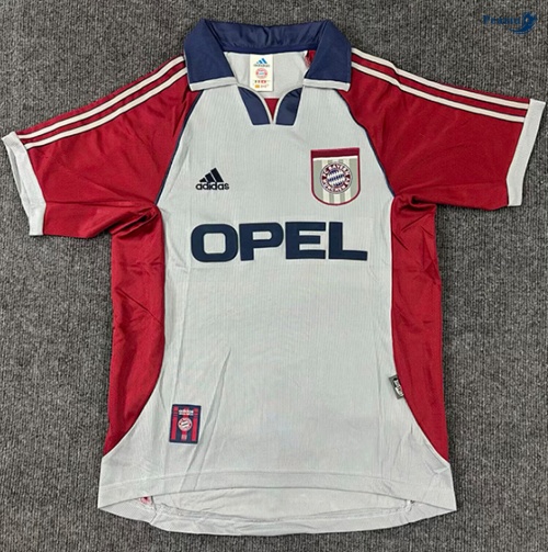 Camisola Futebol Retrô Bayern de Munique Alternativa Equipamento 1997-99