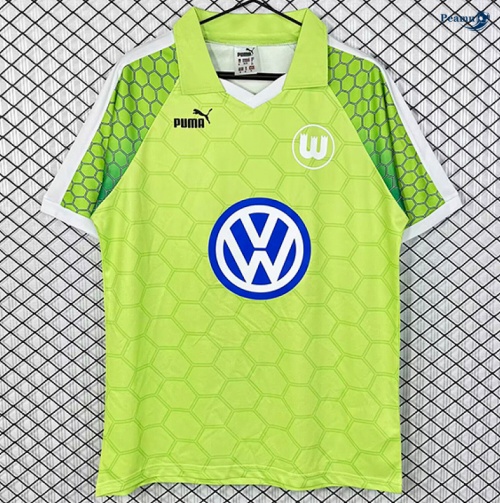 Camisola Futebol Retrô VfL Wolfsburg Principal Equipamento 1997-98
