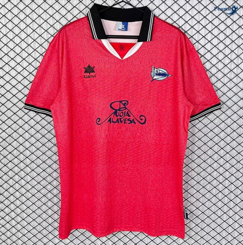 Camisola Futebol Retrô Alaves Alternativa Equipamento 2000-01