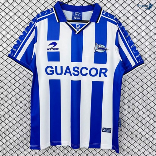 Camisola Futebol Retrô Alaves Principal Equipamento 1998-99