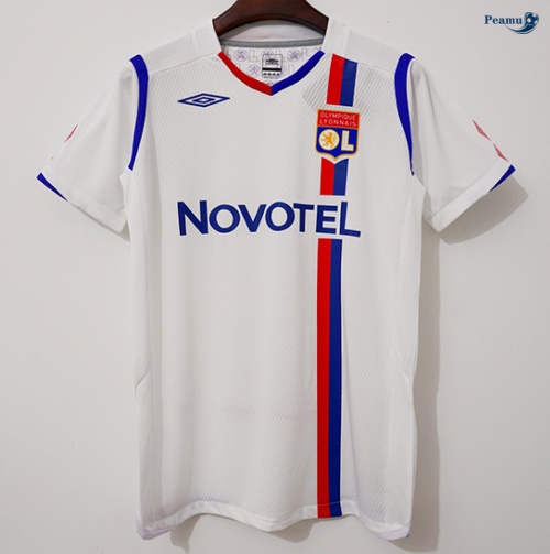 Camisola Futebol Retrô Lyon Principal Equipamento 2008-09