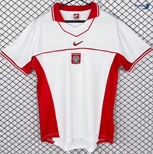 Camisola Futebol Retrô Polónia Principal Equipamento 1997