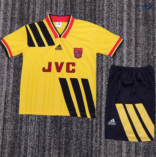 Camisola Futebol Retrô Arsenal Crianças Alternativa Equipamento 1993-94