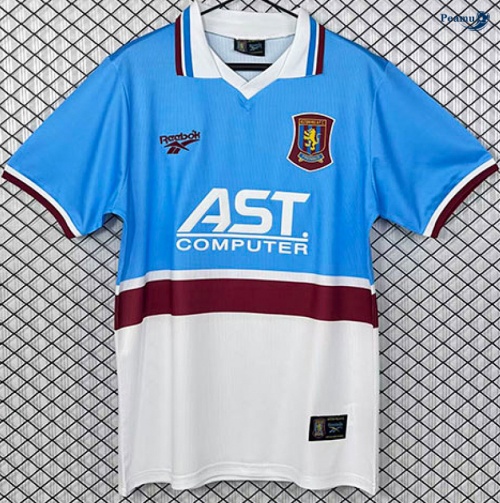 Camisola Futebol Retrô Aston Villa Alternativa Equipamento 1997-98