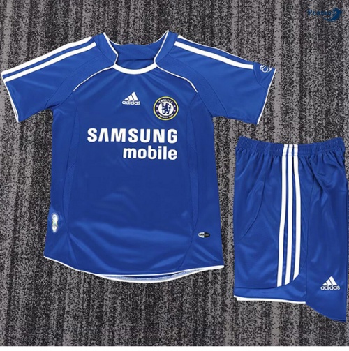 Camisola Futebol Retrô Chelsea Crianças Principal Equipamento 2006-07