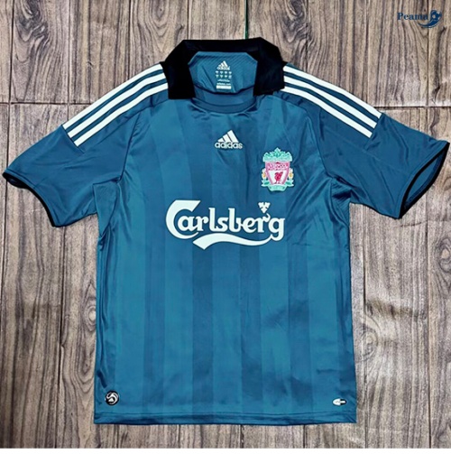 Camisola Futebol Retrô Liverpool Alternativa Equipamento 2008-09