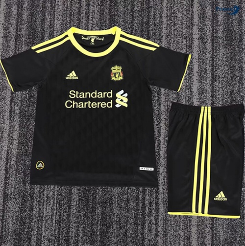 Camisola Futebol Retrô Liverpool Crianças Terceiro Equipamento 2010-11