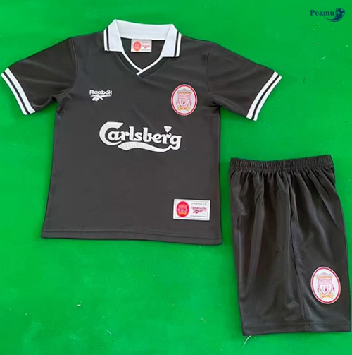 Camisola Futebol Retrô Liverpool Crianças Terceiro Equipamento 1996-97