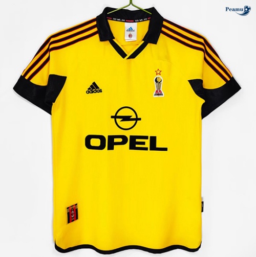 Camisola Futebol Retrô AC Milan Alternativa Equipamento 1999-00