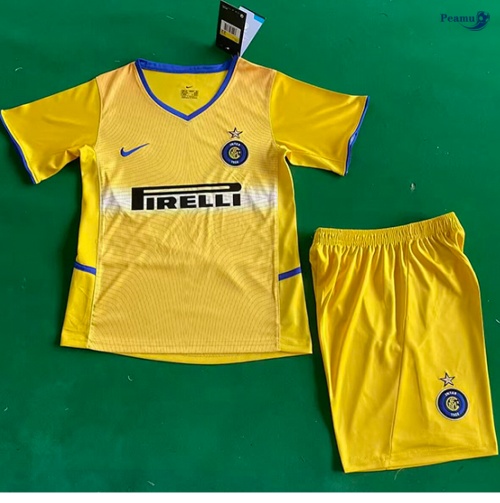 Camisola Futebol Retrô Inter Milan Crianças Terceiro Equipamento 2002-03