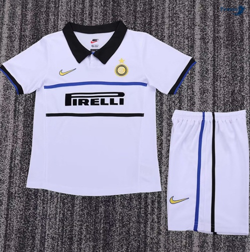 Camisola Futebol Retrô Inter Milan Crianças Alternativa Equipamento 1998-99