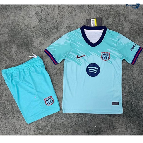 Camisola Futebol Barcelona Crianças Equipamento especial azul 2025-2026