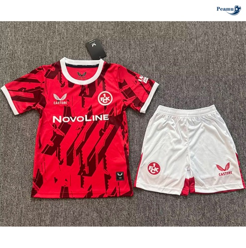 Camisola Futebol Kaiserslautern Crianças Principal Equipamento 2025-2026