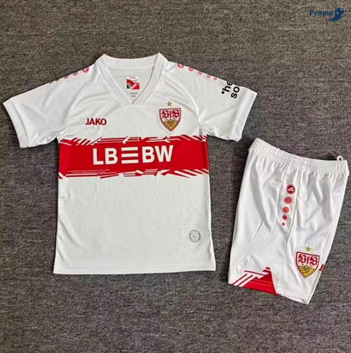 Camisola Futebol Stuttgart Crianças Principal Equipamento 2025-2026