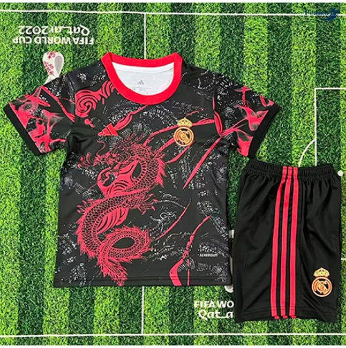 Camisola Futebol Real Madrid Crianças Equipamento dragon vermelho 2025-2026