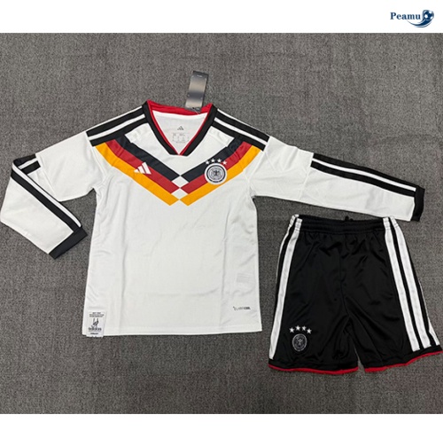 Camisola Futebol Alemania Crianças Principal Equipamento Manga comprida 2026-2027