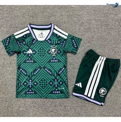 Camisola Futebol Arábia Saudita Crianças Principal Equipamento 2026-2027