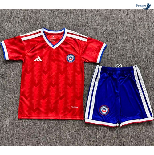Camisola Futebol Chile Crianças Principal Equipamento 2025-2026