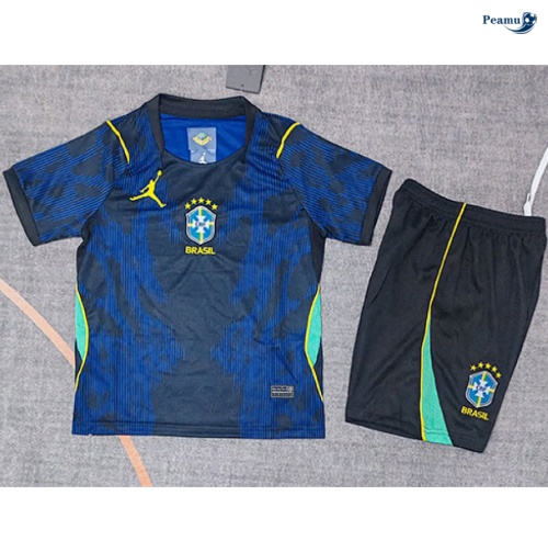 Camisola Futebol Brasil Crianças Alternativa Equipamento 2026-2027