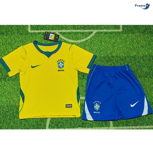 Camisola Futebol Brasil Crianças Principal Equipamento 2026-2027