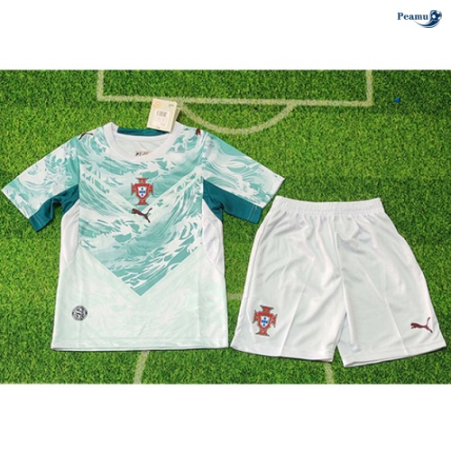 Camisola Futebol Portugal Crianças Alternativa Equipamento 2026-2027