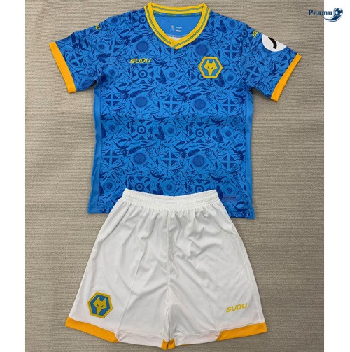 Camisola Futebol Wolverhampton Crianças Terceiro Equipamento 2025-2026