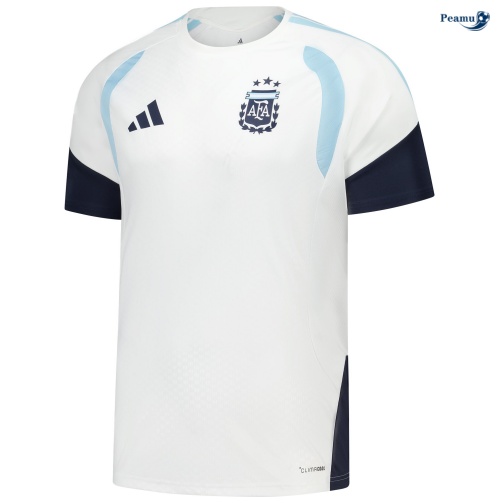 Camisola Futebol Argentina Equipamento Training Branco 2026-2027