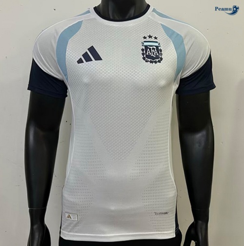 Camisola Futebol Argentina Player Equipamento Training Branco 2026-2027