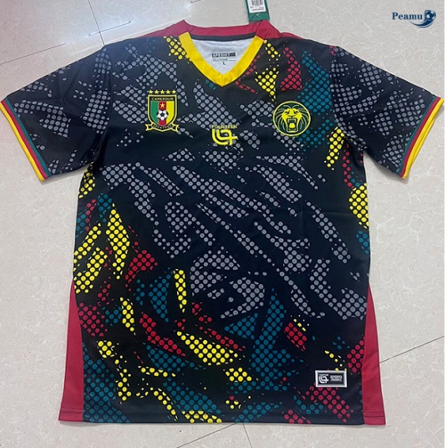 Camisola Futebol Camaroes Equipamento preto 2026-2027