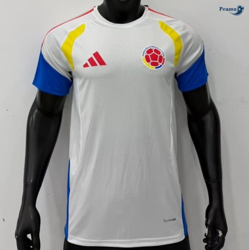 Camisola Futebol Colômbia Player Equipamento Branco 2026-2027