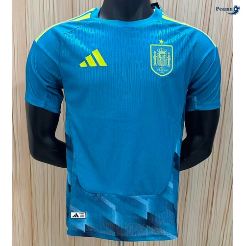 Camisola Futebol Espanha Player Equipamento Goleiro azul 2026-2027