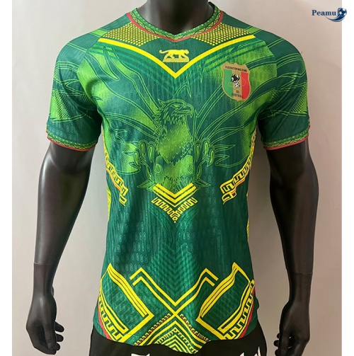 Camisola Futebol Mali Player Equipamento Verde 2026-2027
