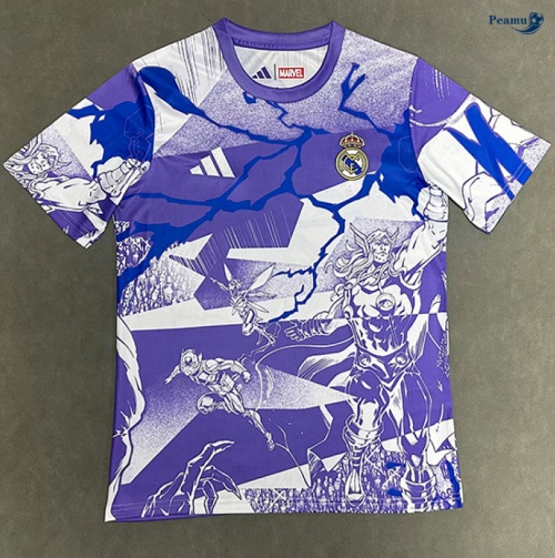 Camisola Futebol Real Madrid Equipamento Edição Comemorativa Violeta 2025-2026