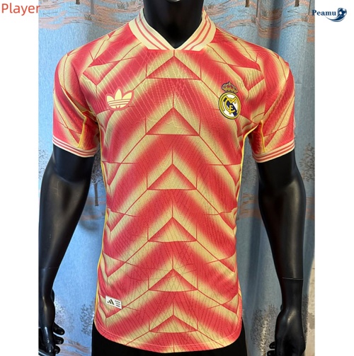 Camisola Futebol Real Madrid Player Equipamento laranja 2025-2026