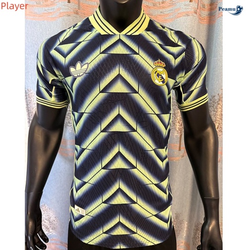 Camisola Futebol Real Madrid Player Equipamento preto 2025-2026