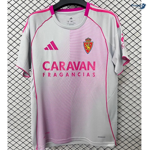 Camisola Futebol Real Zaragoza Equipamento Rosa 2025-2026