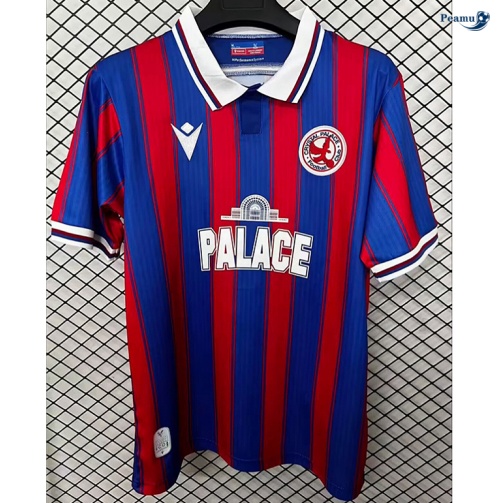 Camisola Futebol Crystal Palace Equipamento azul/vermelho 2025-2026
