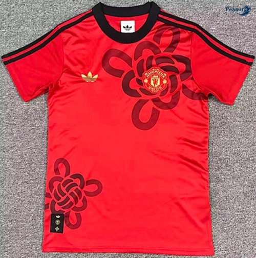 Camisola Futebol Manchester United Equipamento Edição Comemorativa 2025-2026