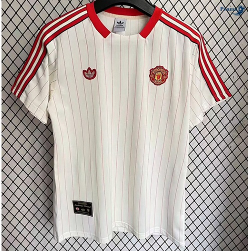 Camisola Futebol Manchester United Equipamento retro brun clair 2025-2026