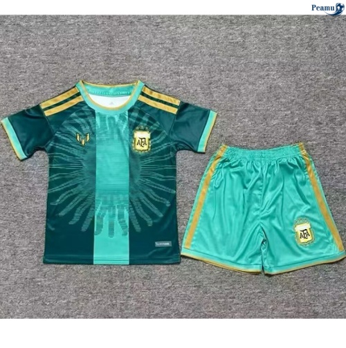 Camisola Futebol Argentina Enfant Equipamento Messi verde 2026-2027