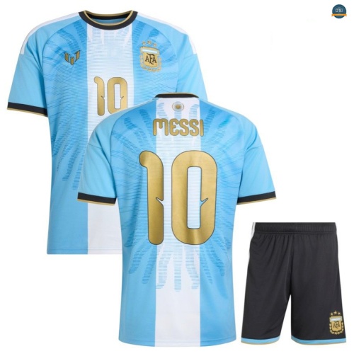 Camisola Futebol Argentina Enfant Homenagem no Último Jogo Messi 10